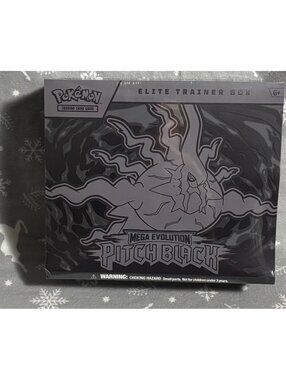 Pokemon Elite Trainer Box Mega Evolution Pitch Black ETB